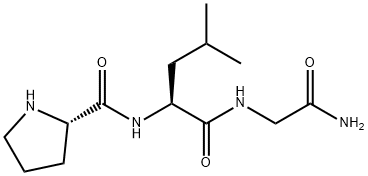H-PRO-LEU-GLY-NH2 Structural
