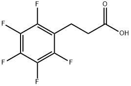 3-(PENTAFLUOROPHENYL)PROPIONIC ACID Structural