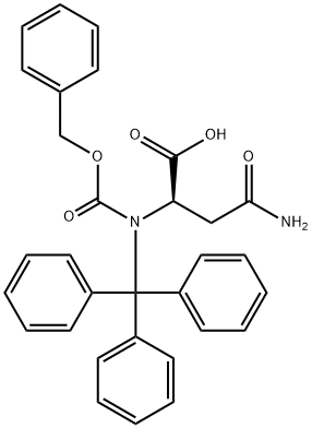 Z-D-ASN(TRT)-OH Structural