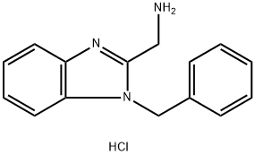 1-BENZYL-1H-BENZOIMIDAZOL-2-YL-METHYLAMINE DIHYDROCHLORIDE Structural