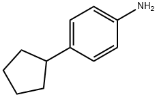 BENZENAMINE, 4-CYCLOPENTYL- Structural