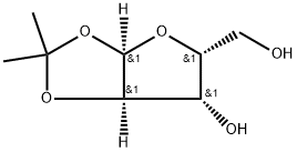 1,2-O-Isopropylidene-alpha-D-xylofuranose Structural