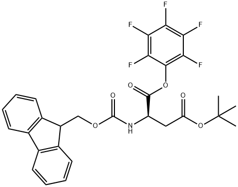 Fmoc-D-Asp(OtBu)-Opfp Structural