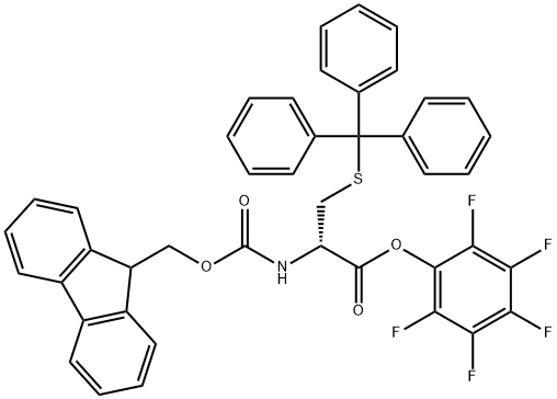 Fmoc-D-Cys(Trt)- OPfp Structural