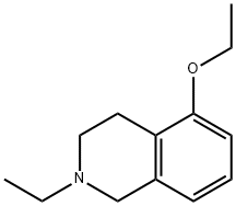 Isoquinoline, 5-ethoxy-2-ethyl-1,2,3,4-tetrahydro- (9CI) Structural