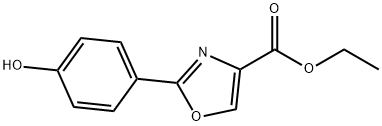 Ethyl 2-(4'-hydroxyphenyl)-1,3-oxazole-4-carboxylate Structural