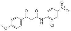 alpha-(4-Methoxybenzoyl)-2-chloro-4-nitroacetanilide Structural