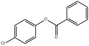 4-CHLOROPHENYL BENZOATE Structural