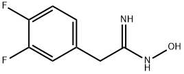 2-(3,4-DIFLUORO-PHENYL)-N-HYDROXY-ACETAMIDINE Structural