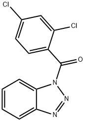 BENZOTRIAZOL-1-YL-(2,4-DICHLORO-PHENYL)-METHANONE Structural