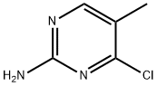 2-Pyrimidinamine, 4-chloro-5-methyl- (9CI) Structural