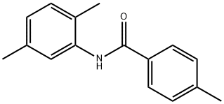 BENZAMIDE, N-(2,5-DIMETHYLPHENYL)-4-METHYL Structural