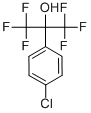 4-CHLORO-(2-HYDROXYHEXAFLUOROISOPROPYL)BENZENE Structural