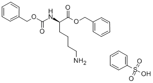 Z-D-LYS-OBZL BENZENESULFONATE Structural