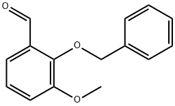 2-(BENZYLOXY)-3-METHOXYBENZALDEHYDE Structural