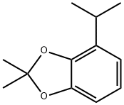 2,2-Dimethyl-4-isopropyl-1,3-benzodioxole (Propofol Impurity L) Structural Picture