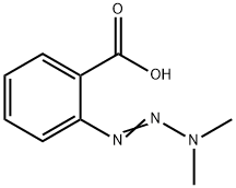 3,3-DIMETHYL-1-(2-CARBOXYPHENYL)TRIAZENE Structural