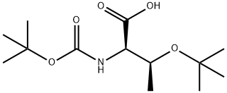 BOC-D-THR(TBU)-OH Structural