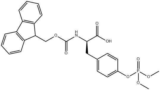 FMOC-D-TYR(PO3ME2)-OH Structural