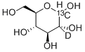 D-[1-13C,2-2H]GLUCOSE Structural