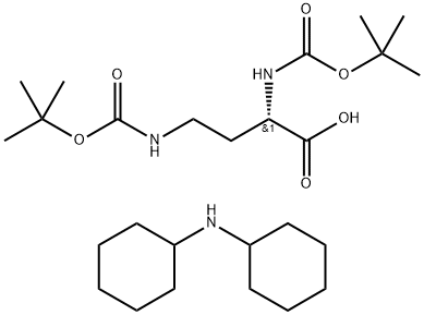 BOC-DAB(BOC)-OH DCHA Structural