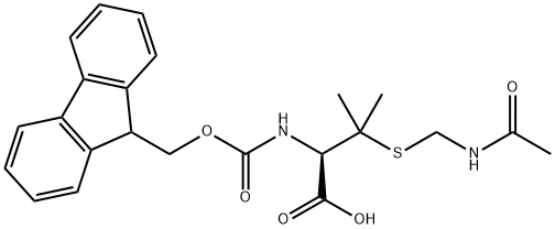 FMOC-PEN(ACM)-OH Structural