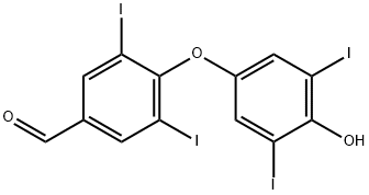 3,5,3',5'-Tetraiodo Thyroaldehyde Structural