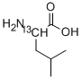 L-LEUCINE-2-13C Structural