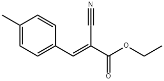 ETHYL 2-CYANO-3-(4-METHYLPHENYL)ACRYLATE Structural