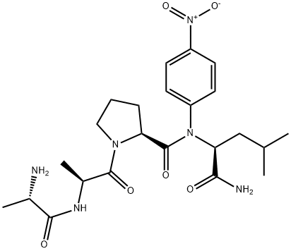 H-ALA-ALA-PRO-LEU-PNA HCL Structural