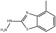 4-Methyl-2-benzothiazolehydrazine Structural