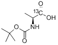 N-(TERT-BUTOXYCARBONYL)-L-ALANINE-1-13C Structural