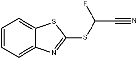 Acetonitrile, (2-benzothiazolylthio)fluoro- (9CI) Structural