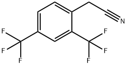 2,4-Bis(Trifluoromethyl)Phenylacetonitrile Structural