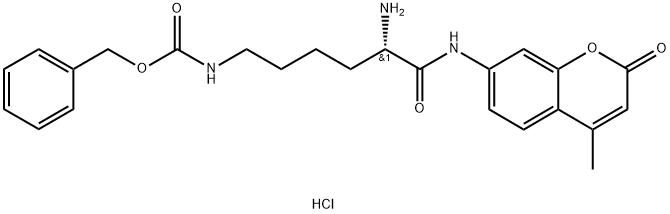 H-LYS(Z)-AMC HCL Structural