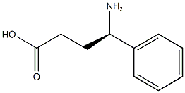 (4R)-4-AMINO-4-PHENYLBUTANOIC ACID Structural