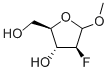 METHYL-2-DEOXY-2-FLUORO-D-ARABINOFURANOSIDE Structural