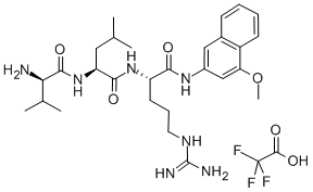 D-VALINE-LEUCINE-ARGININE-4-METHOXY-2-NAPHTHYLAMINE, TRIFLUOROACETATE SALT