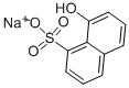 1-NAPHTHOL-8-SULFONIC ACID SODIUM SALT Structural