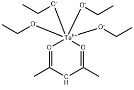 TANTALUM(V) TETRAETHOXIDE 2,4-PENTANEDIONATE Structural