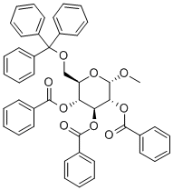 Methyl-6-O-trityl-2,3,4-tri-O-benzoyl-α-D-glucopyranoside