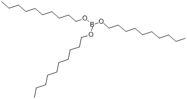 BORIC ACID TRI-N-DECYL ESTER Structural