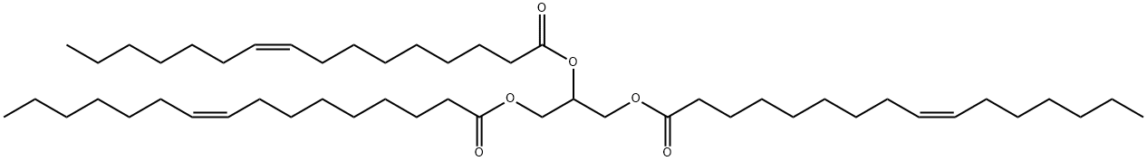 1,2,3-TRI[CIS-9-HEXADECENOYL]GLYCEROL Structural