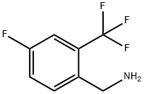 4-FLUORO-2-(TRIFLUOROMETHYL)BENZYLAMINE Structural