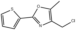 4-(CHLOROMETHYL)-5-METHYL-2-THIEN-2-YL-1,3-OXAZOLE