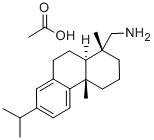 DEHYDROABIETYLAMINE ACETATE Structural