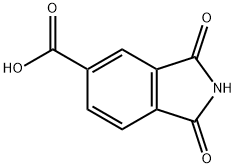 1,3-DIOXO-2,3-DIHYDRO-1H-ISOINDOLE-5-CARBOXYLIC ACID Structural