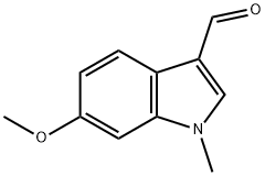 6-METHOXY-1-METHYL-1H-INDOLE-3-CARBALDEHYDE Structural