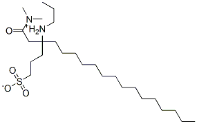 dimethyl(3-stearamidepropyl)(3-sulphonatopropyl)ammonium  Structural