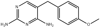 2,4-Diamino-5-(4-methoxybenzyl)pyrimidine Structural